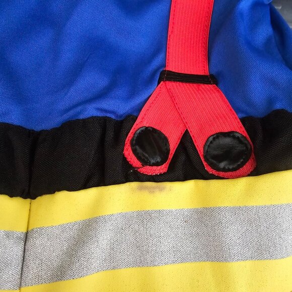 My First Fireman Costume 6-12 Months Baby Firefighter Uniform Soft Hat Halloween - Picture 4 of 7